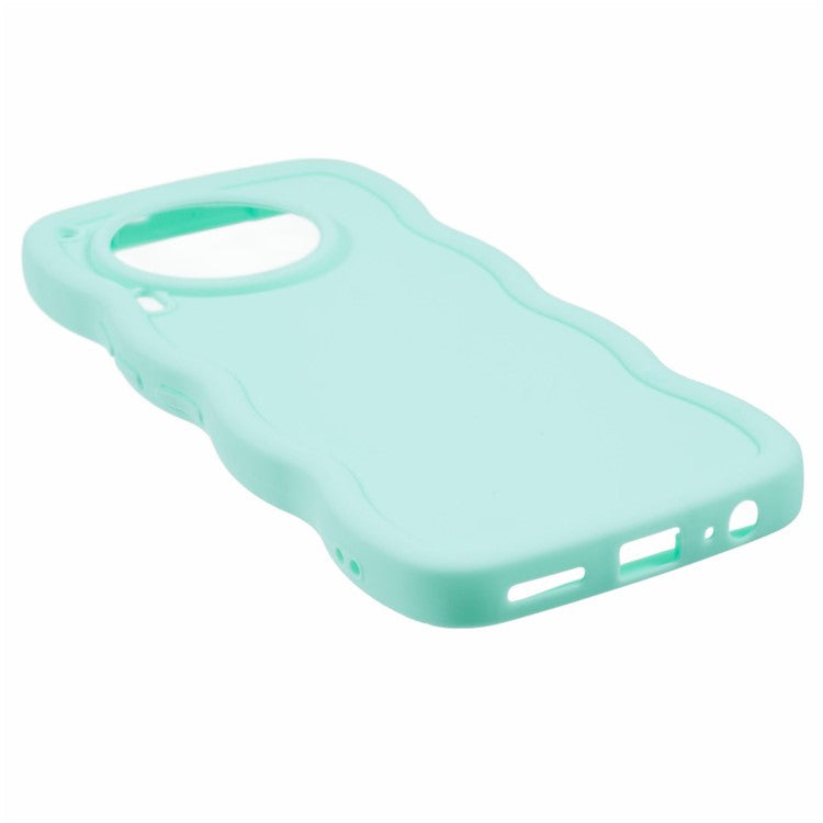 XL Series For TECNO Camon 30 4G / 30 5G Case Wave Frame Soft TPU Phone Cover - Light Green