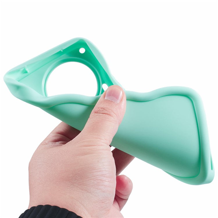 XL Series For TECNO Camon 30 4G / 30 5G Case Wave Frame Soft TPU Phone Cover - Light Green