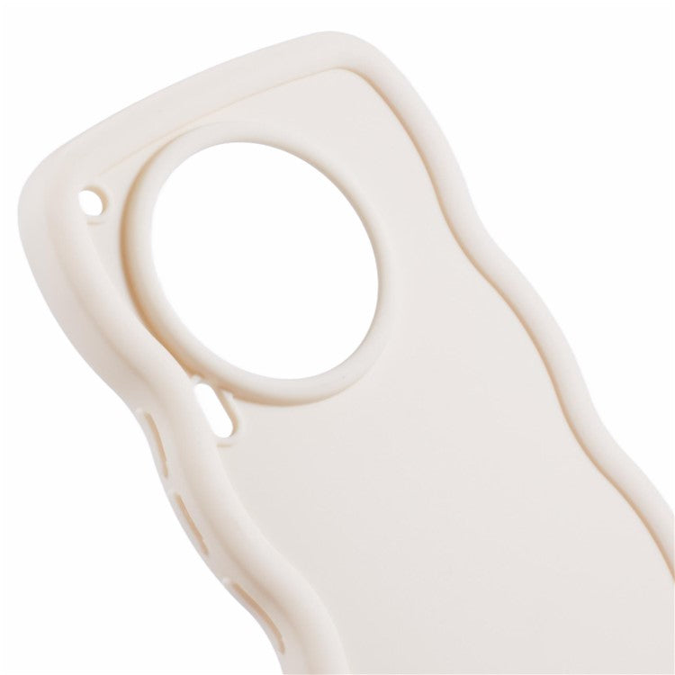 XL Series For TECNO Camon 30 4G / 30 5G Case Wave Frame Soft TPU Phone Cover - White