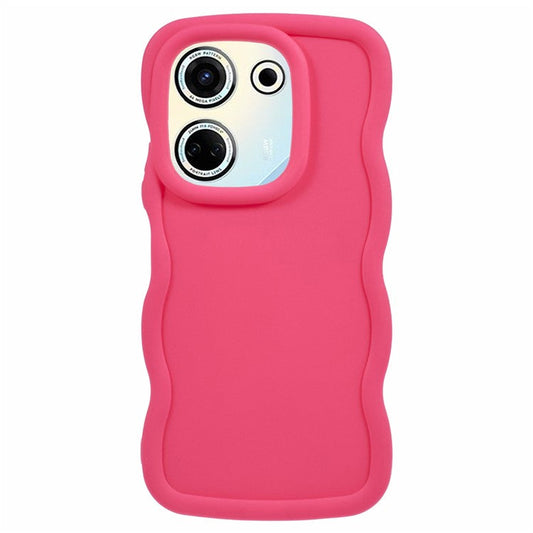 XL Series For TECNO Camon 20 4G / Camon 20 Pro 4G TPU Phone Case Wave Frame - Rose