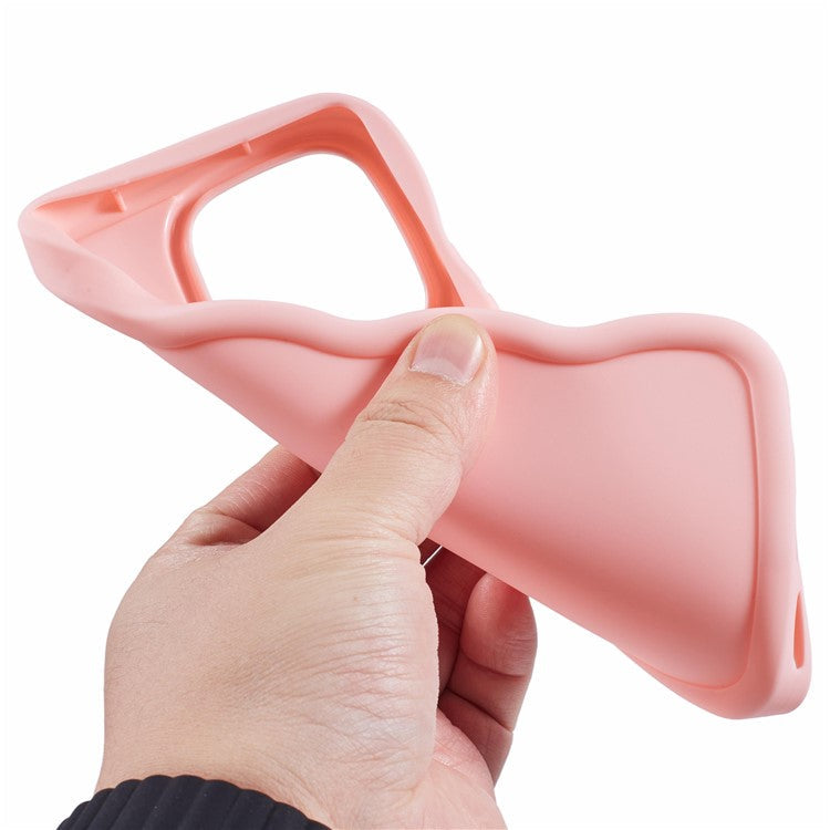 XL Series For TECNO Camon 20 4G / Camon 20 Pro 4G TPU Phone Case Wave Frame - Pink