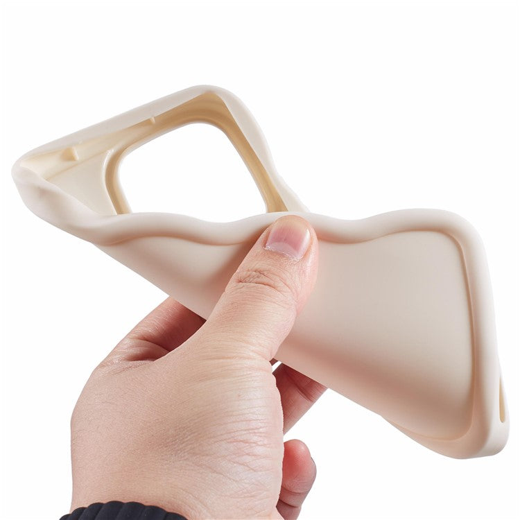 XL Series For TECNO Camon 20 4G / Camon 20 Pro 4G TPU Phone Case Wave Frame - White