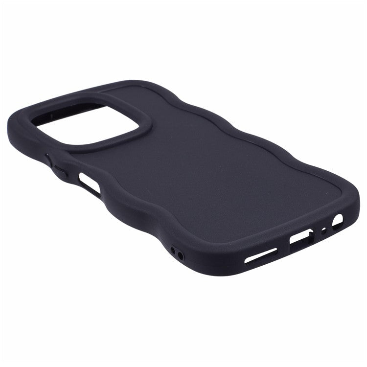 XL Series For TECNO Camon 20 4G / Camon 20 Pro 4G TPU Phone Case Wave Frame - Black