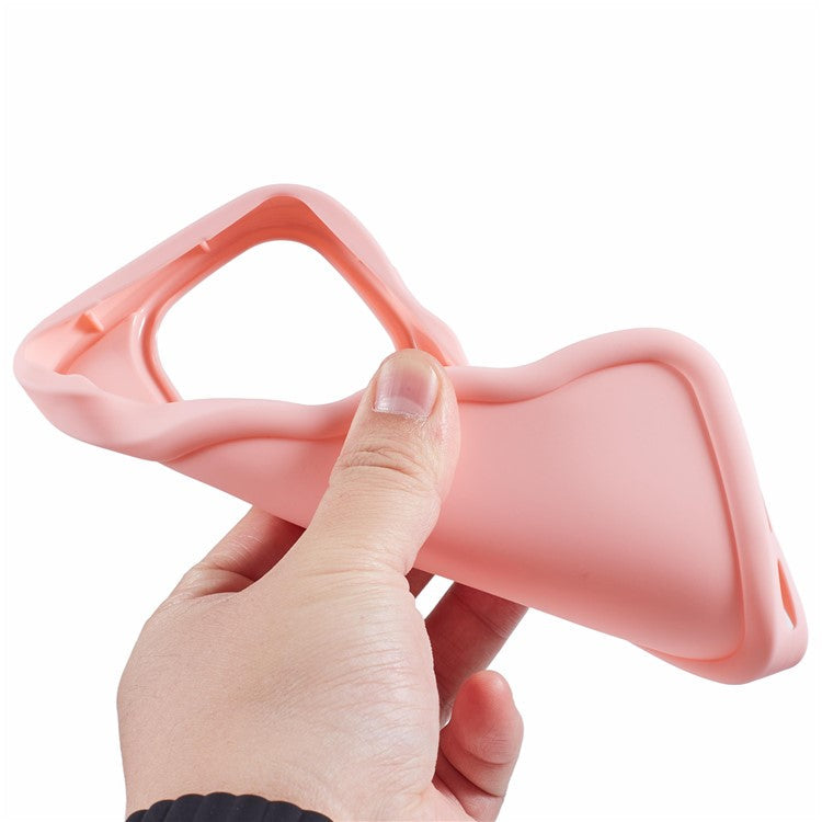 XL Series For TECNO Spark Go 2024 4G / Infinix Smart 8 4G Case TPU Phone Cover Wave Edge - Pink