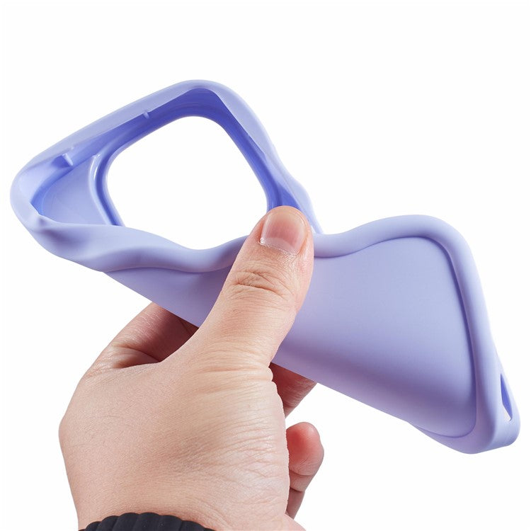 XL Series For TECNO Spark Go 2024 4G / Infinix Smart 8 4G Case TPU Phone Cover Wave Edge - Purple