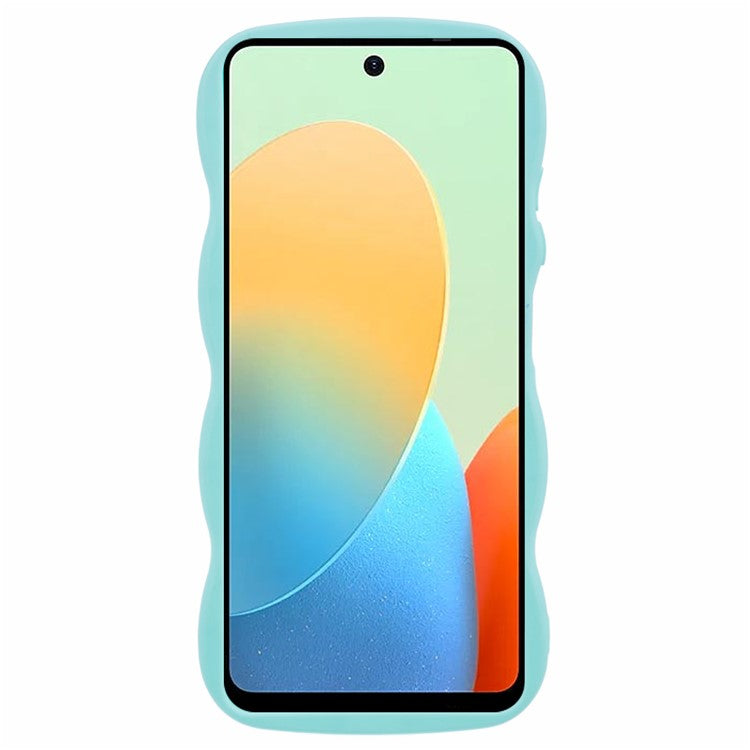 XL Series For TECNO Spark Go 2024 4G / Infinix Smart 8 4G Case TPU Phone Cover Wave Edge - Light Green