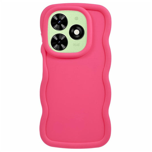 XL Series For TECNO Spark Go 2024 4G / Infinix Smart 8 4G Case TPU Phone Cover Wave Edge - Rose