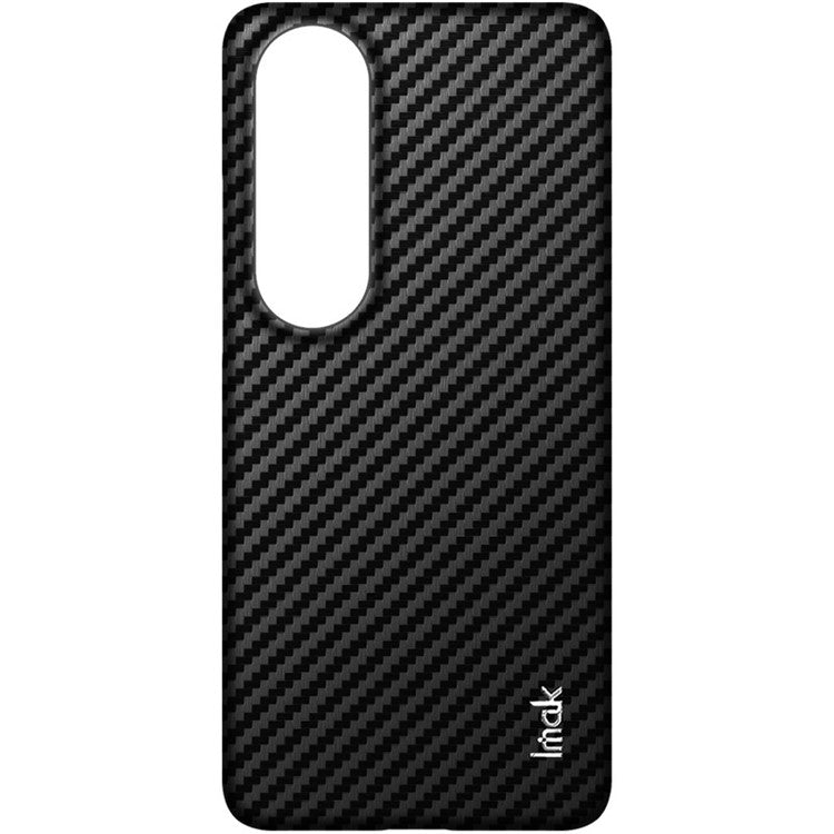 IMAK Ruiyi Series for OnePlus Nord CE4 5G / Oppo K12 Case Leather Coated PC Back Cover - Carbon Fiber Texture