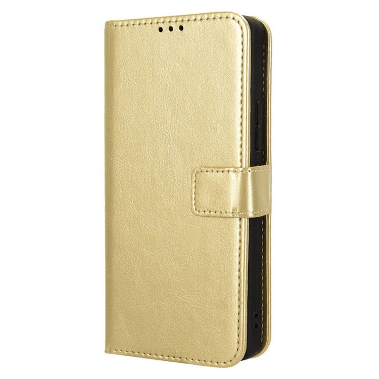 For TECNO Pova 6 4G Wholesale Cases Anti-Drop Leather Phone Cover - Gold