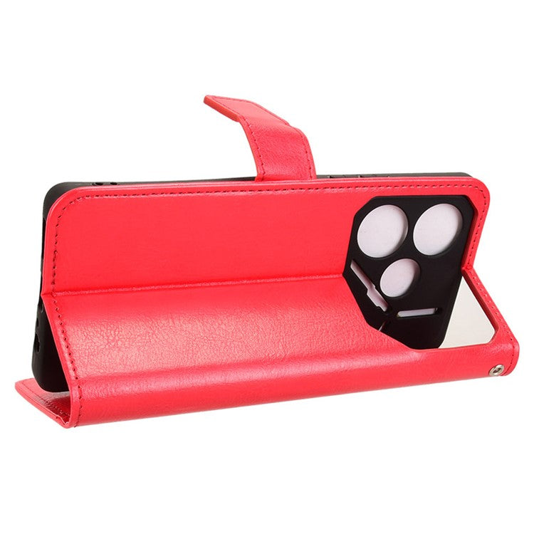 For TECNO Pova 6 4G Wholesale Cases Anti-Drop Leather Phone Cover - Red