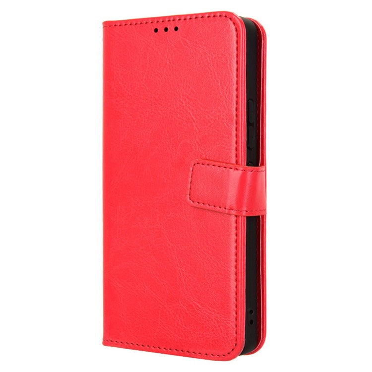For TECNO Pova 6 4G Wholesale Cases Anti-Drop Leather Phone Cover - Red
