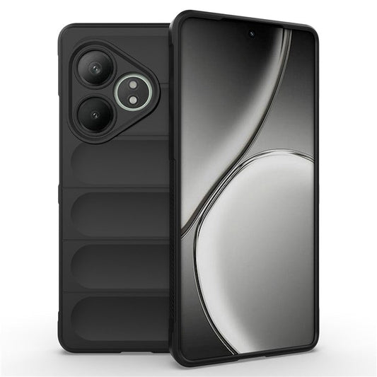 For Realme GT Neo6 SE 5G / GT 6 5G / GT 6T 5G Case TPU Drop Protection Shell Phone Cover - Black