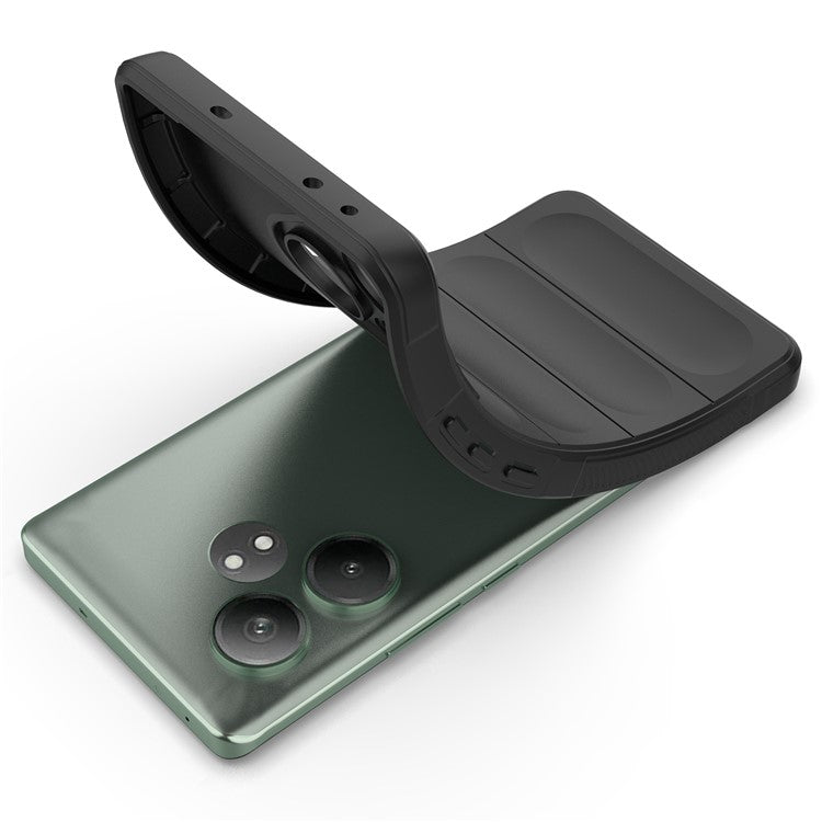 For Realme GT Neo6 SE 5G / GT 6 5G / GT 6T 5G Case TPU Drop Protection Shell Phone Cover - Black