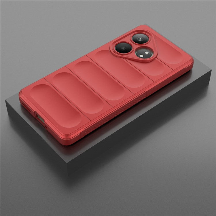 For Realme GT Neo6 SE 5G / GT 6 5G / GT 6T 5G Case TPU Drop Protection Shell Phone Cover - Red