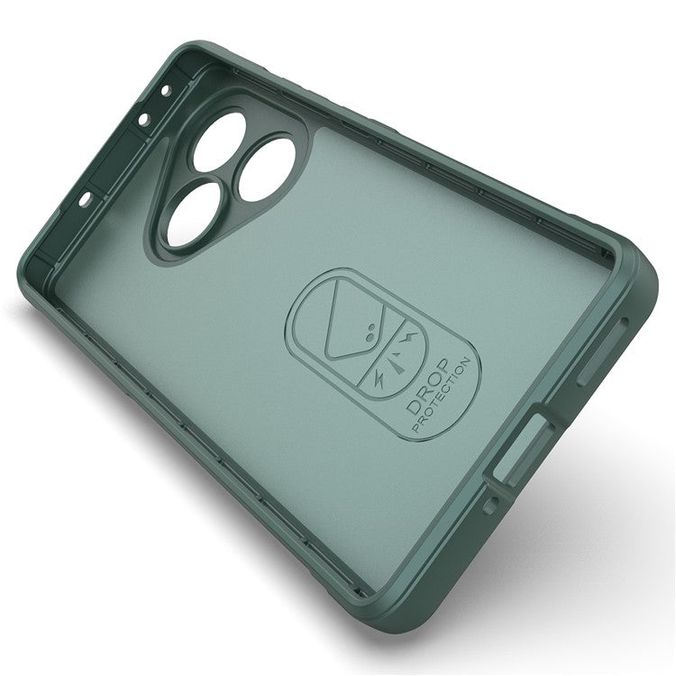 For Realme GT Neo6 SE 5G / GT 6 5G / GT 6T 5G Case TPU Drop Protection Shell Phone Cover - Green