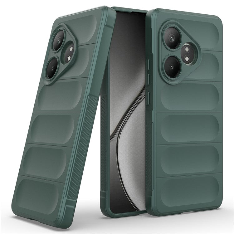 For Realme GT Neo6 SE 5G / GT 6 5G / GT 6T 5G Case TPU Drop Protection Shell Phone Cover - Green