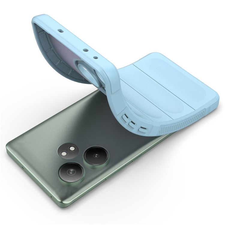 For Realme GT Neo6 SE 5G / GT 6 5G / GT 6T 5G Case TPU Drop Protection Shell Phone Cover - Baby Blue