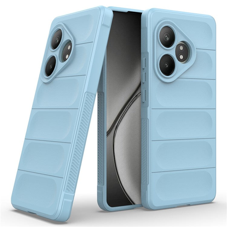 For Realme GT Neo6 SE 5G / GT 6 5G / GT 6T 5G Case TPU Drop Protection Shell Phone Cover - Baby Blue