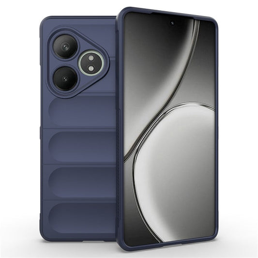For Realme GT Neo6 SE 5G / GT 6 5G / GT 6T 5G Case TPU Drop Protection Shell Phone Cover - Dark Blue