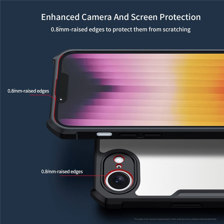 XUNDD For iPhone 16e Case TPU+Acrylic Scratch-Proof Phone Cover