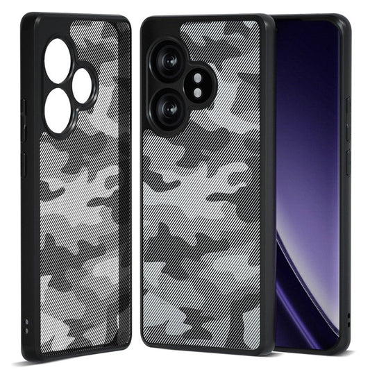 IBMRS For Realme GT Neo6 SE 5G Case TPU+PC Phone Cover Airbags Corners Shockproof - Artistic Camouflage