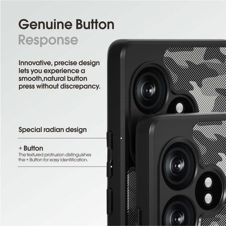 IBMRS For Realme GT Neo6 SE 5G Case TPU+PC Phone Cover Airbags Corners Shockproof - Artistic Camouflage