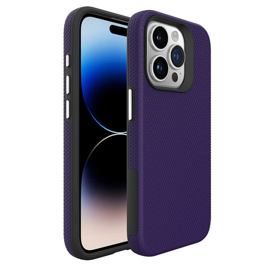 For iPhone 16 Pro Case Compatible with MagSafe TPU+PC Protective Phone Cover - Purple