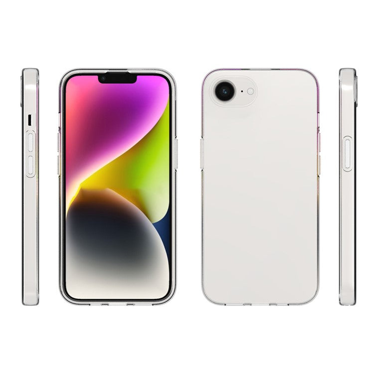 10Pcs / Pack Phone Case for iPhone 16e Phone Cover TPU Shell with Inner Watermark-Free Texture