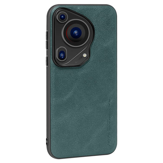 X-LEVEL Bojue-3 Series For Huawei Pura 70 Ultra Case PU Leather+TPU+PC Phone Cover - Midnight Green