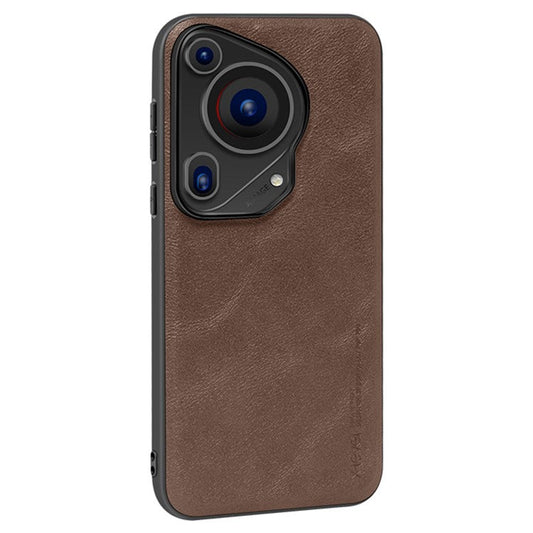 X-LEVEL Bojue-3 Series For Huawei Pura 70 Ultra Case PU Leather+TPU+PC Phone Cover - Brown