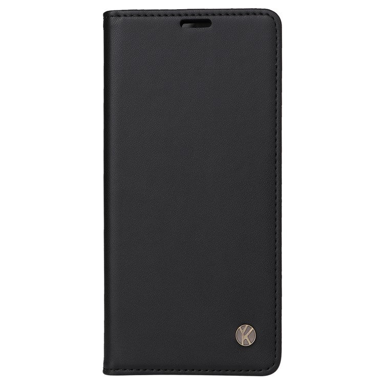 YIKATU YK-001 For Oppo A60 4G Case Stand View Magnetic Protect PU Leather Phone Cover - Black