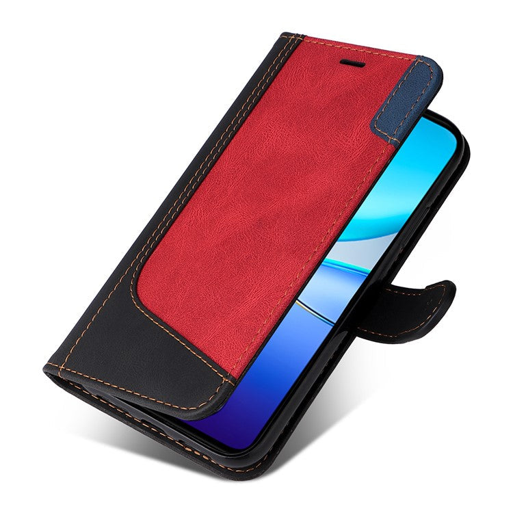 For vivo V40 SE 5G / Y100 5G (Indonesia) / Y200e 5G / V30 Lite 5G (India) Case Three-Color Splicing Phone Cover - Black