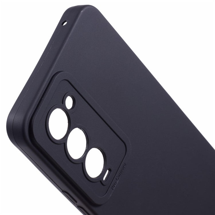 For TECNO Camon 18 Premier Case Straight Edge TPU Phone Cover Precise Cut-Outs - Black