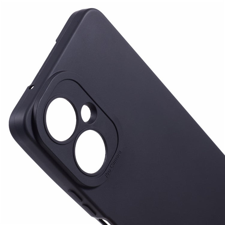 For TECNO Camon 19 4G / 19 Pro 4G	 Soft TPU Case Straight Edge Phone Cover, Black