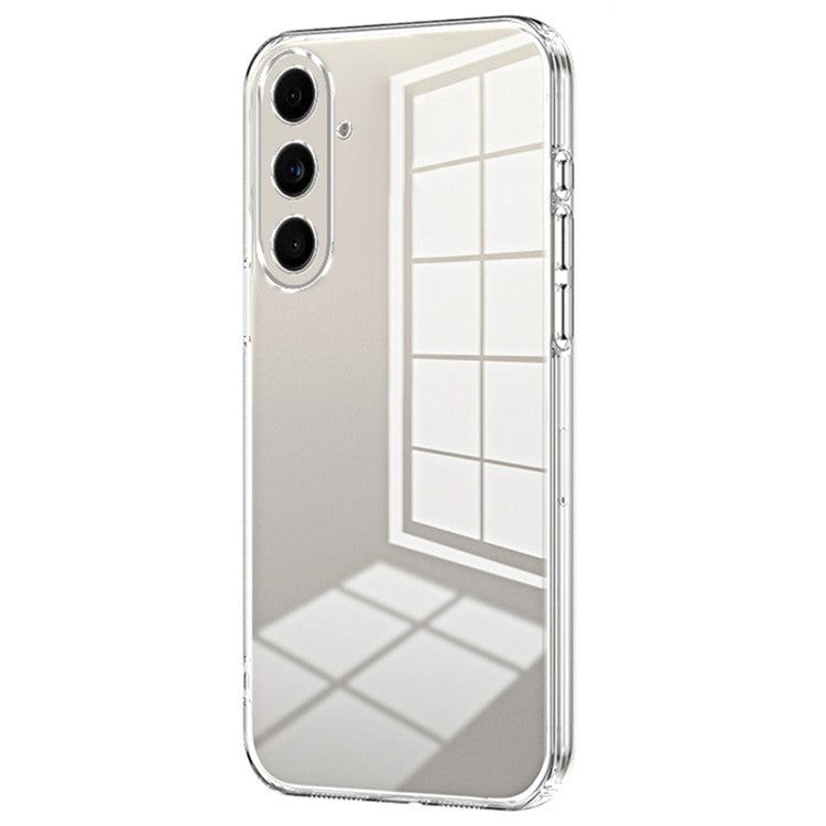 Back Shell for Samsung Galaxy F55 5G / C55 5G / M55 5G Electroplating TPU Cell Phone Case - Transparent