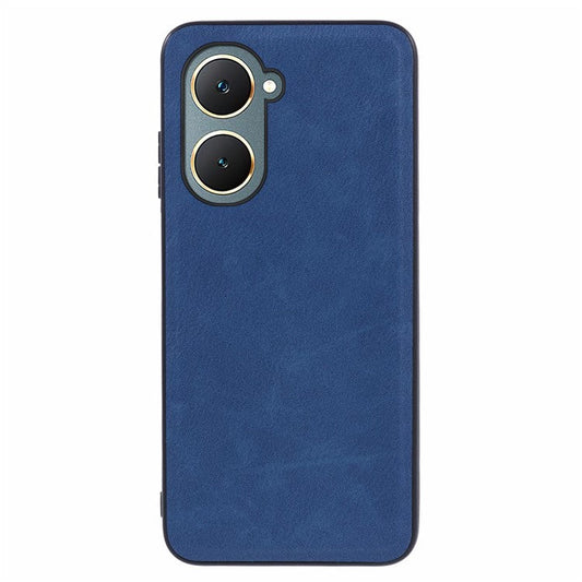 For vivo Y03 Case PU Leather+PC+TPU Hybrid Phone Cover - Blue