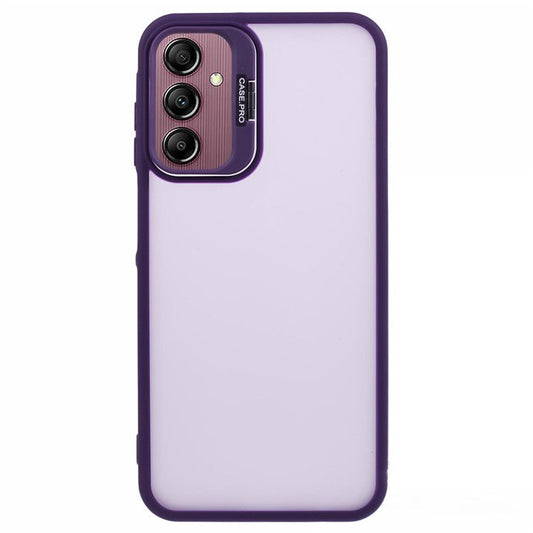 NKS Series For Samsung Galaxy A24 4G (162.1 x 77.6 x 8.3mm) Case Kickstand TPU+PC Phone Cover - Purple