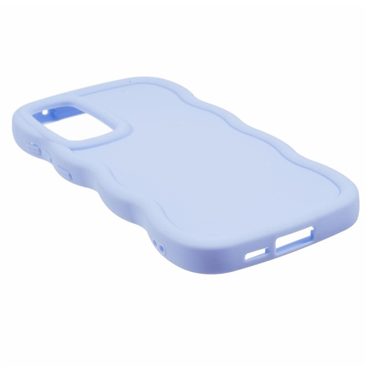 XL Series For Samsung Galaxy M14 5G / F14 5G Case TPU Phone Cover with Wave Frame - Purple