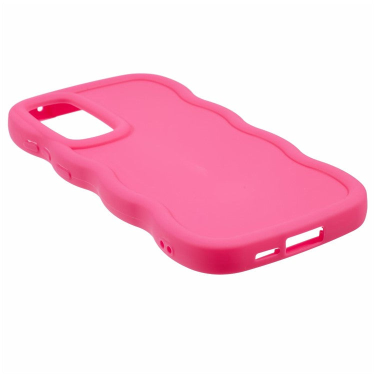 XL Series For Samsung Galaxy M14 5G / F14 5G Case TPU Phone Cover with Wave Frame - Rose