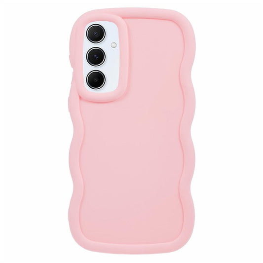 XL Series For Samsung Galaxy M14 5G / F14 5G Case TPU Phone Cover with Wave Frame - Pink
