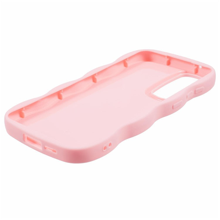 XL Series For Samsung Galaxy M14 5G / F14 5G Case TPU Phone Cover with Wave Frame - Pink