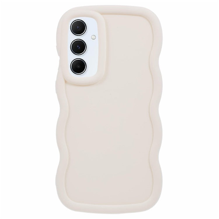 XL Series For Samsung Galaxy M14 5G / F14 5G Case TPU Phone Cover with Wave Frame - White