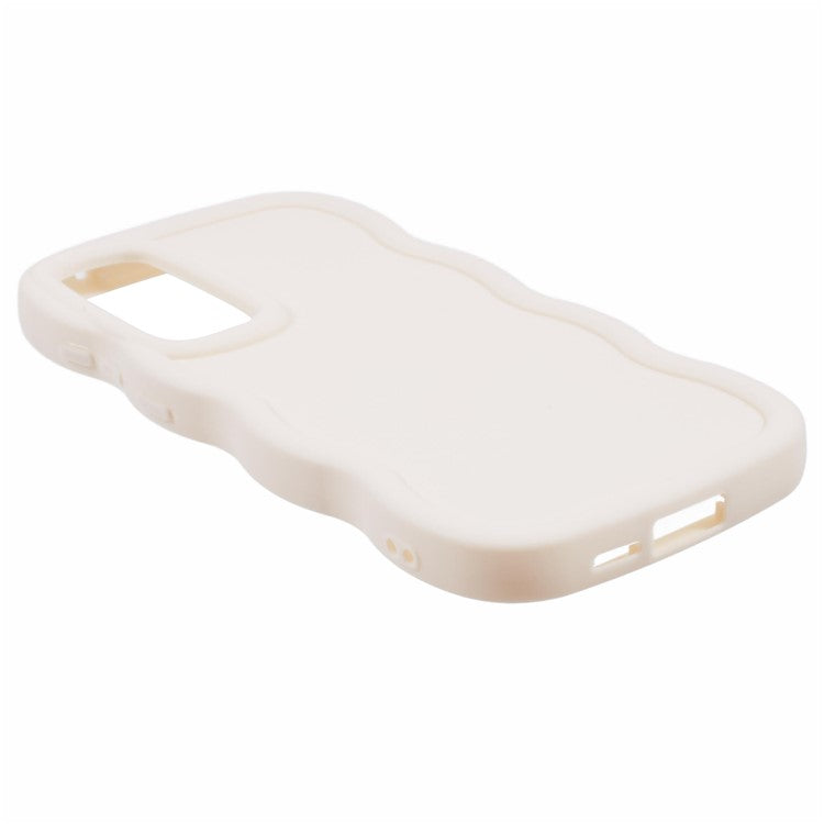 XL Series For Samsung Galaxy M14 5G / F14 5G Case TPU Phone Cover with Wave Frame - White