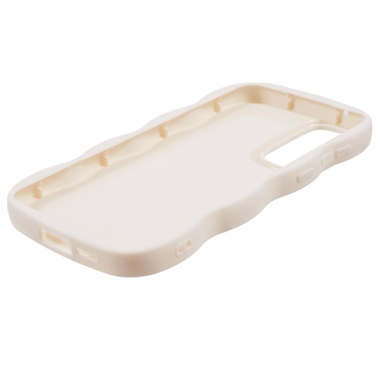 XL Series For Samsung Galaxy M14 5G / F14 5G Case TPU Phone Cover with Wave Frame - White