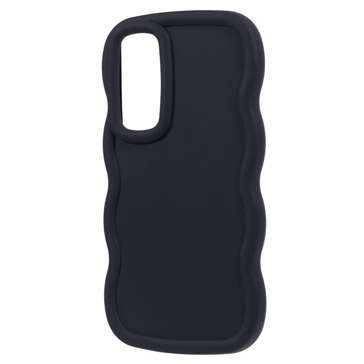 XL Series For Samsung Galaxy M14 5G / F14 5G Case TPU Phone Cover with Wave Frame - Black