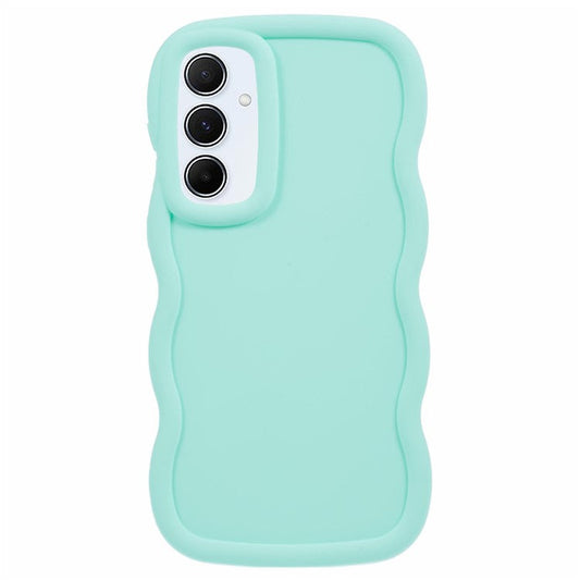 XL Series For Samsung Galaxy M14 5G / F14 5G Case TPU Phone Cover with Wave Frame - Light Green