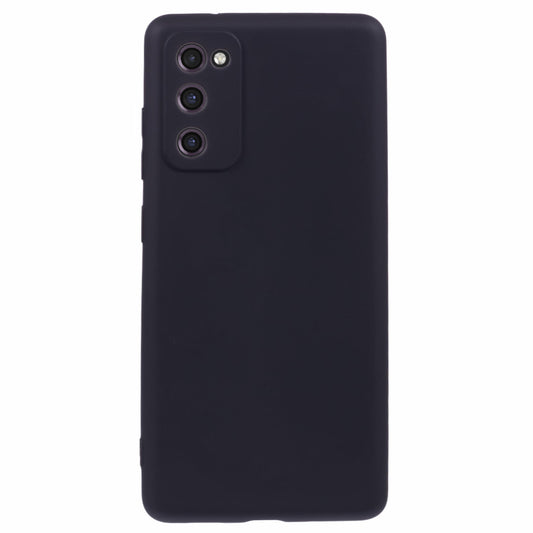 X-LEVEL For Samsung Galaxy S20 FE 5G / S20 FE / S20 FE 2022 / S20 Lite TPU Phone Case Liquid Silicone Texture Phone Cover - Black