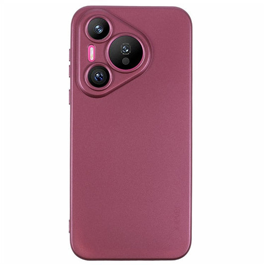 X-LEVEL Guardian Series For Huawei Pura 70 Cell Phone Case Anti-Fingerprint Matte TPU Cover - Wine Red