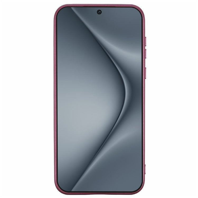 X-LEVEL Guardian Series For Huawei Pura 70 Cell Phone Case Anti-Fingerprint Matte TPU Cover - Wine Red
