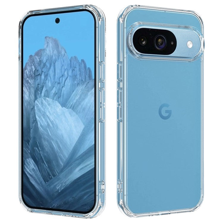 For Google Pixel 9 Case Hard Acrylic Back Soft TPU Shockproof Phone Cover